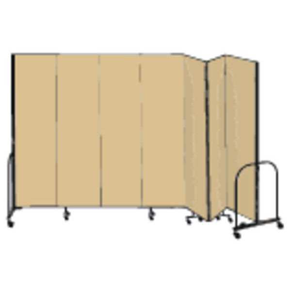 Screenflex Partition, 13 Ft 1 In W x 8 Ft H, Beige CFSL807-DO