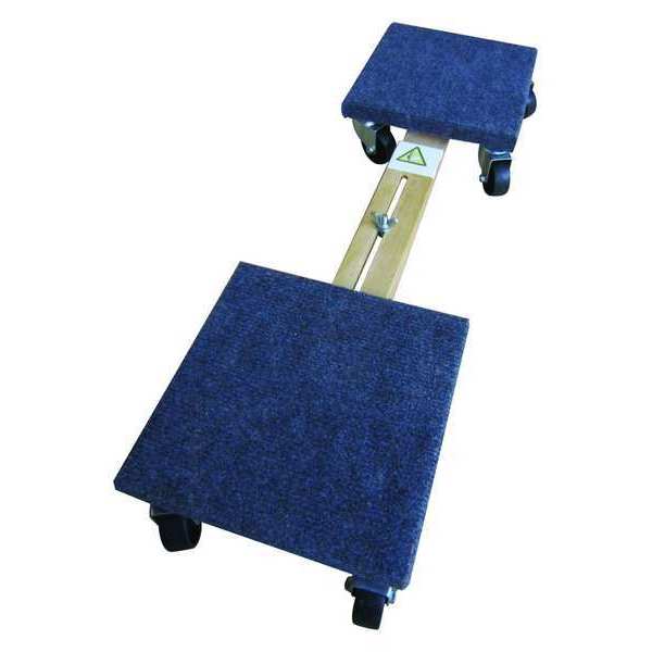 Zoro Select Movers Dolly, 1000lb, 32x8-3/4x3-3/8x2x, PR 8E226