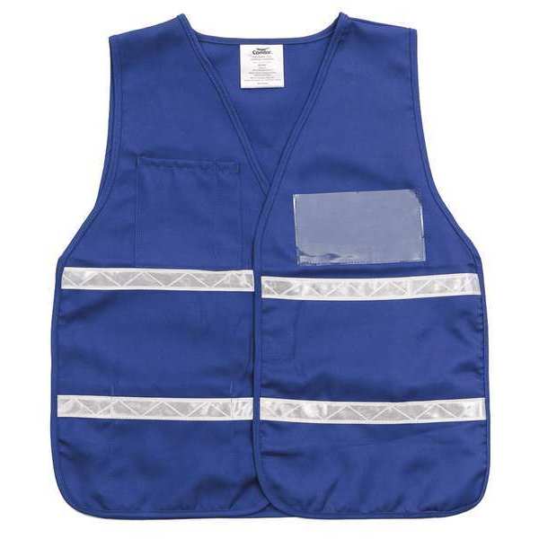 Zoro Select 8E282 $18.03 Safety Vest, Blue, Universal ...