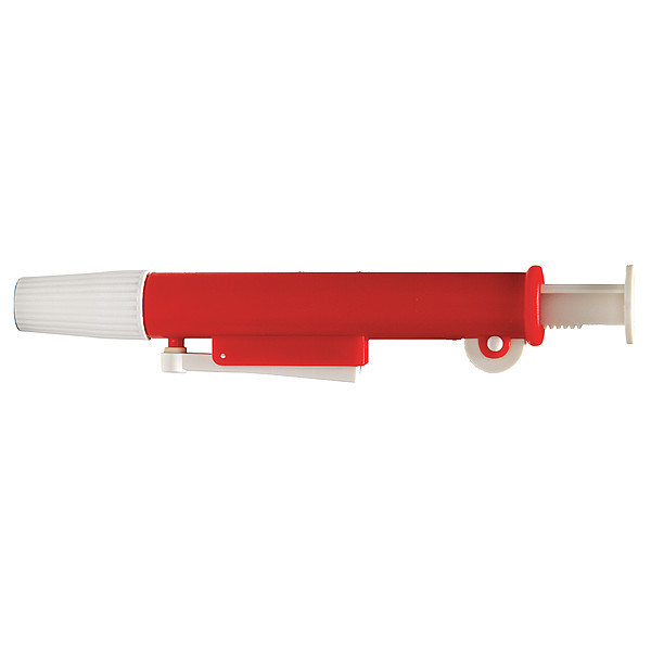 Zoro Select Pipette Pump, 25ml, Red PPMP25
