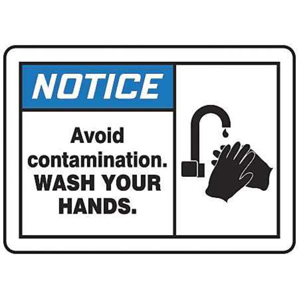 Accuform Safety Label, 5 In. W, 3-1/2 In. H, PK5 LRST801VSP