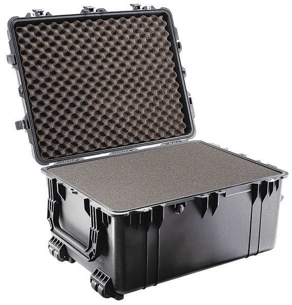 Pelican Black Protective Case, 31.28"L x 24.2"W x 17.48"D 1630