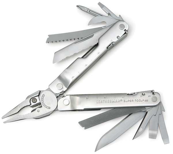 Leatherman SuperTool300 MultiTool, SS, 19 Tools 831102