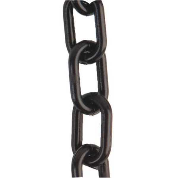 Zoro Select Plastic Chain, 2 In x 100 ft, Black 50003-100