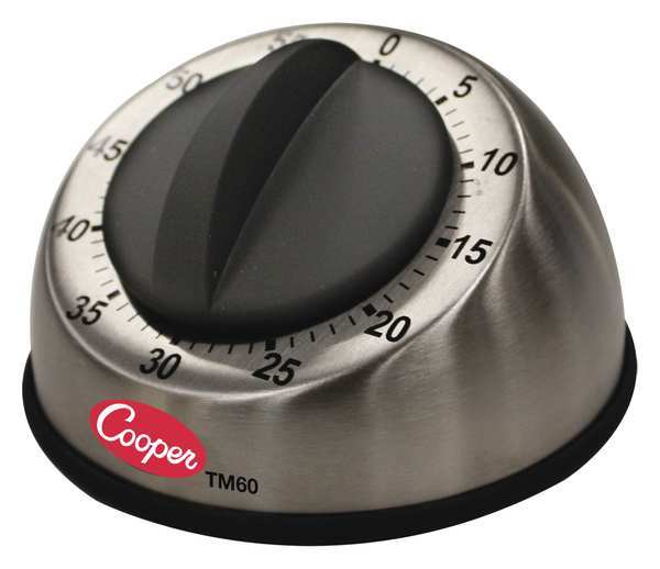 Cooper-Atkins Timer, Mechanical, 60Min TM60-0-8