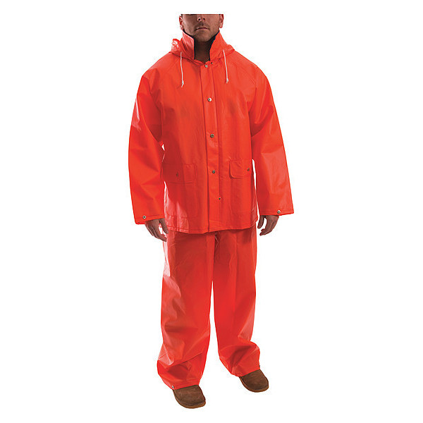 Tingley Rain Suit w/Jacket/Bib, Unrated, Orange, S S63219