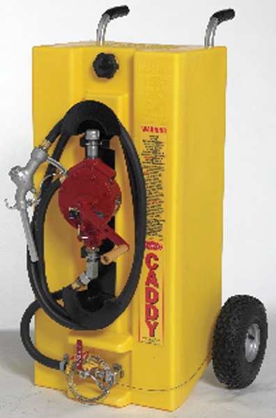 Zoro Select 28 gal Yellow Polyethylene Fuel Caddy for Diesel 