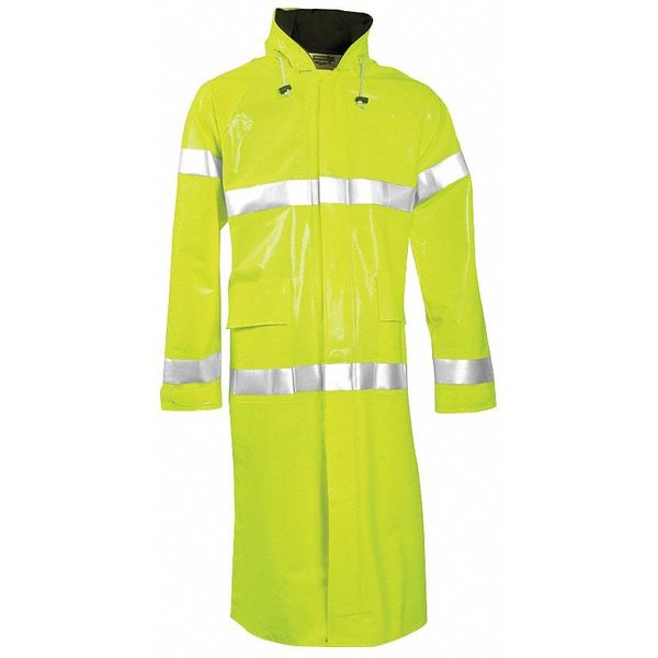 Tingley Arc Flash Rain Ct W/Hd, 3XL, HiVis Lm Ylw C42122