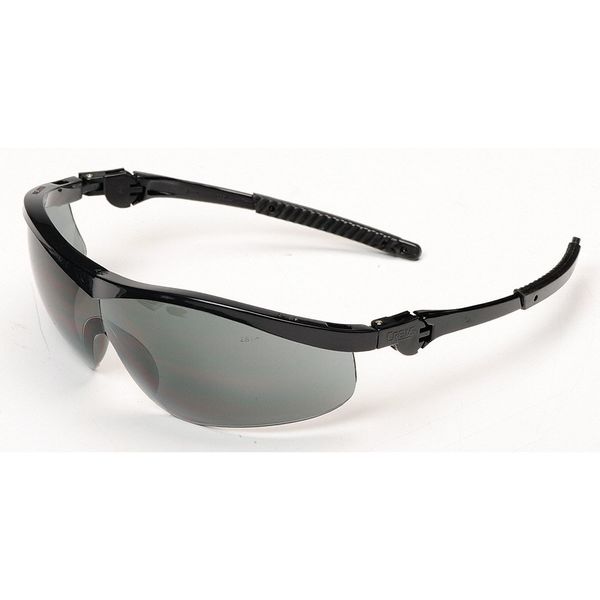 Crews Safety Glasses, Gray Scratch-Resistant ST112