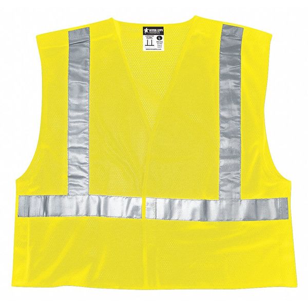 Mcr Safety Tear Away Safety Vest, XL CL2MLXL