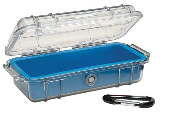 Pelican Micro Case, Blue, 7.50 x 3.87 x 2.43 In 1030-026-100