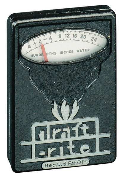 Bacharach Pocket Gauge, +0.05 to -0.25INW Range 13-3001