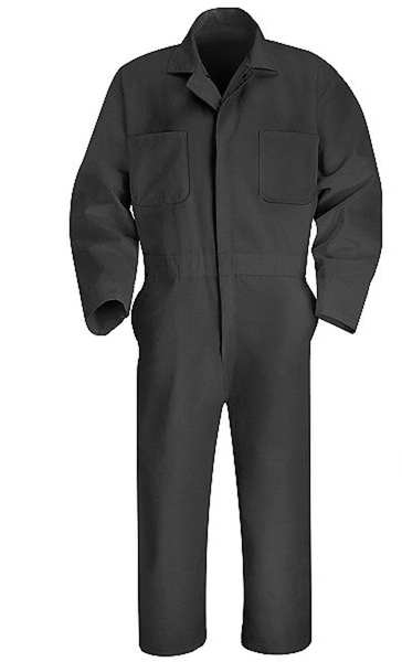 Vf Workwear Coverall, Chest 50In., Gray CT10CH LN 50