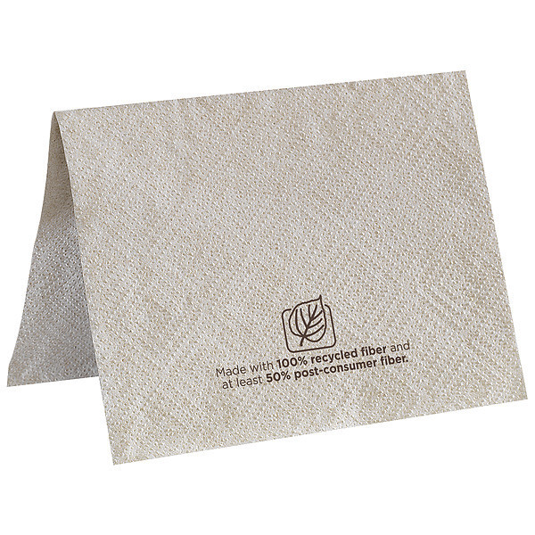 Dixie Napkin, 9 7/8" W, Brown, 6 1/2 W, 32008, PK24 32008