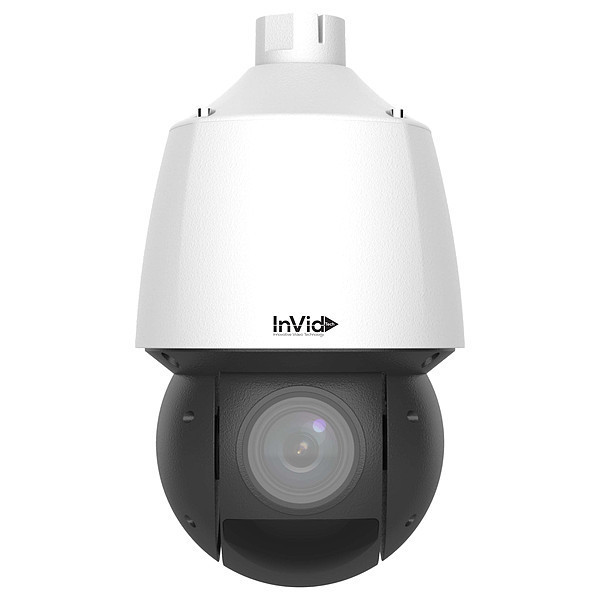 Invid Tech IP Camera, Color, 4MP, Day/Night VIS-P4PTZ25XIRNH-AI