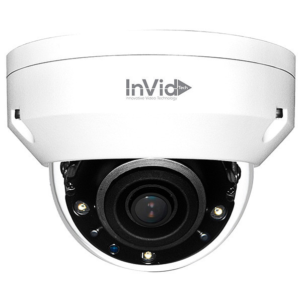 Invid Tech Dome Camera, Black-White, 5MP, Day/Night PAR-P5DRIR28NH-HDMI