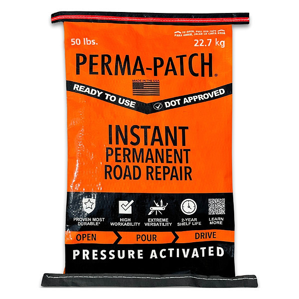 Perma-Patch Cold Patch, 50 lb PP-50-PLC