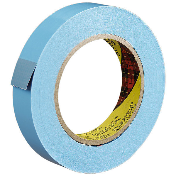 Scotch Filament Tape, 0.5 in, 180 ft L, Blue, PK72 8898