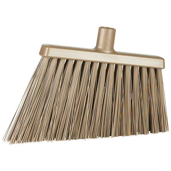 Remco 11 3/8 in Sweep Face Broom Head, Stiff, Synthetic, Brown 291466