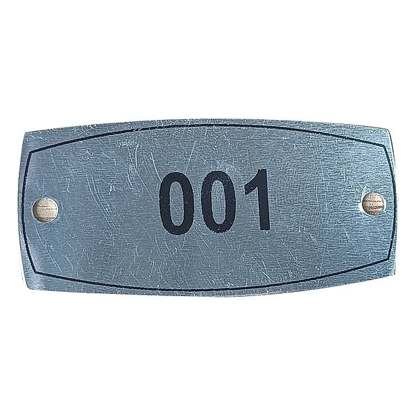 Zoro Select Number Plate, Numbers 1-10 804UM9