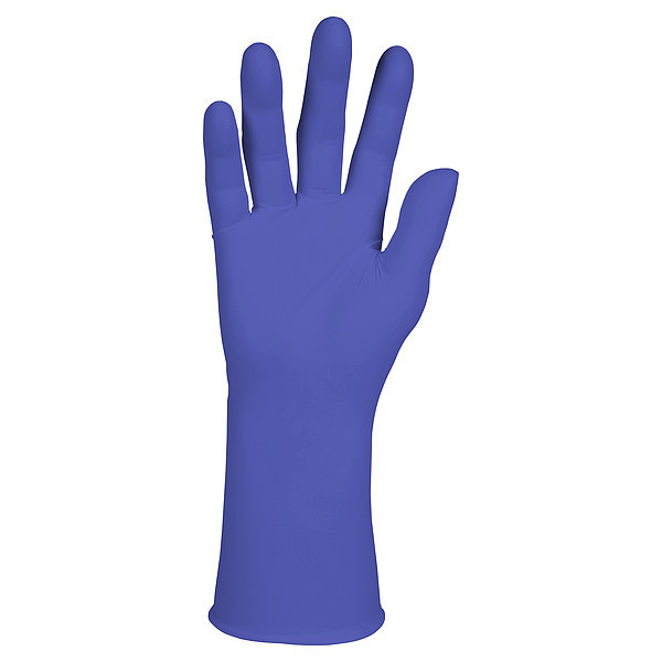 Kimtech Kimtech G3, Nitrile Disposable Gloves, 7.1 mil Palm, Nitrile, Not Applicable, L, 1000 PK, Blue 55878