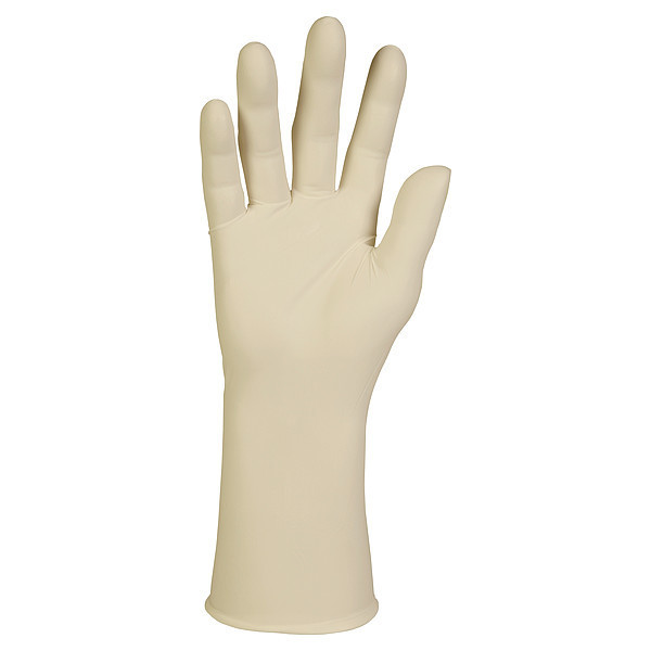 Kimtech G3, Latex Disposable Gloves, 8.6 mil Palm, Latex, Not Applicable, 7, 200 PK, Beige 56845