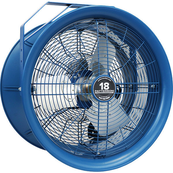 Patterson High-Velocity Industrial Fan, 3800 cfm H18A