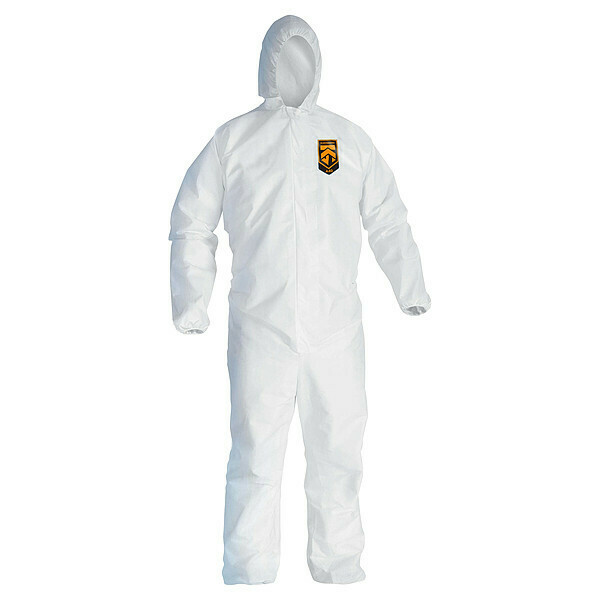 Kleenguard Breathable Hooded Coveralls, Fabric, S 30939
