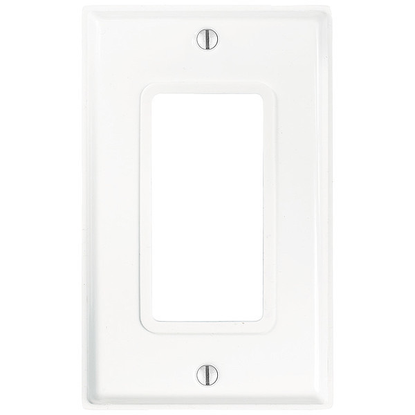 Leviton Decora Device Wall Plate, White, 2.87" W 84401-G4W