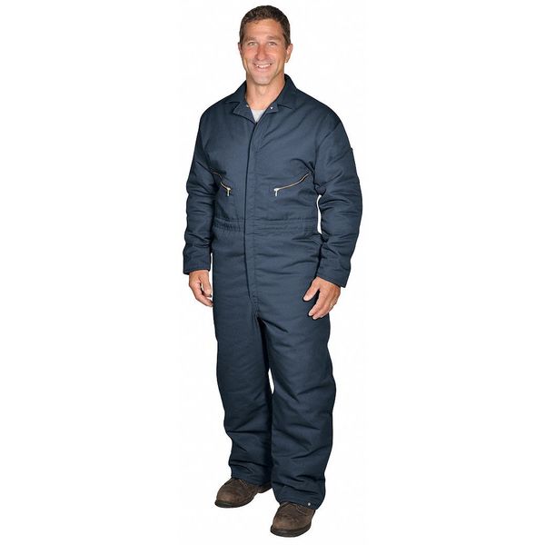 Vf Imagewear Coverall, Chest 46 to 48In., Navy CT30NV RG XL