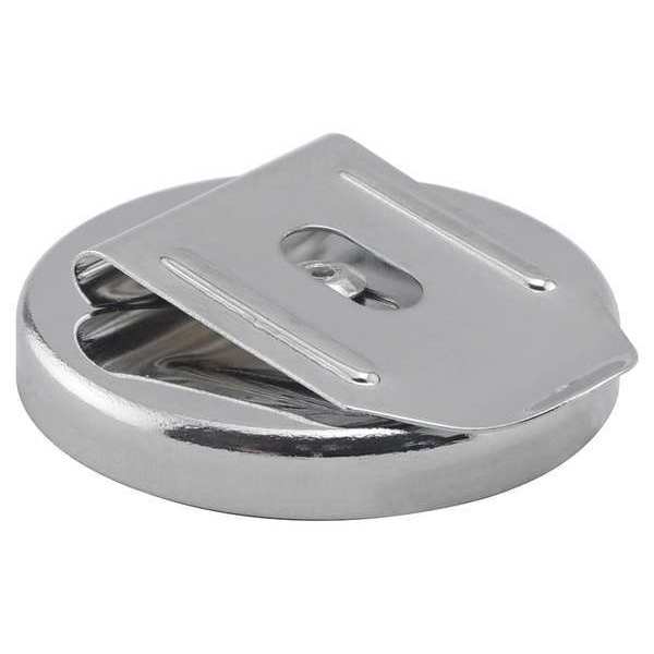 Zoro Select Belt Clip Magnet, Steel, 3/8 In H, 2 In Dia 7221