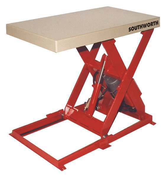 Southworth Scissor Lift Table, 550 lb. Cap, 115V, 20"W, 36"L LL05.5-26-2036-FS115