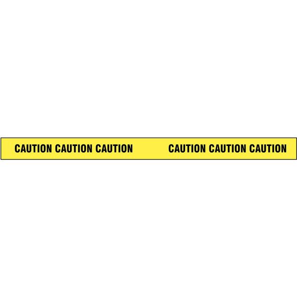 Zoro Select Barricade Tape, Yellow/Black, 180ft x 2 In 11458