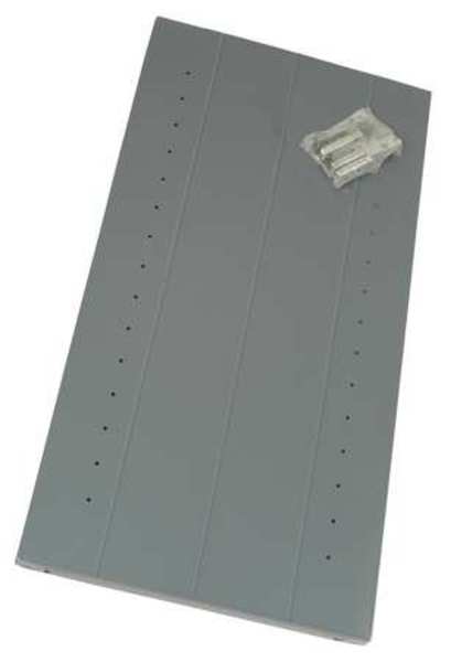 Edsal Additional Shelf, Steel, 18 ga., Gray 802123N1