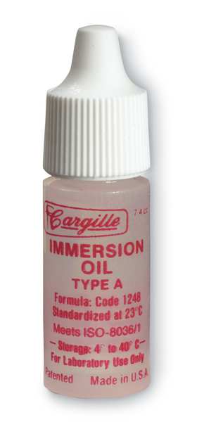 Cargille Microscope Immersion Oil, 1/4 Oz MSP-OILA-0257