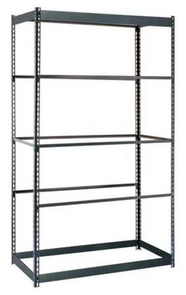 Edsal Boltless Shelving Unit, 12"D x 36"W x 84"H, 5 Shelves, Steel RS1500