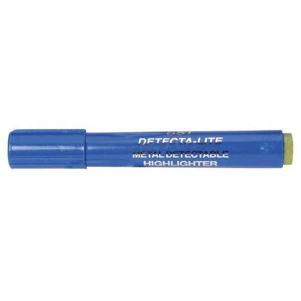 Detectapro Metal Detectable Highlighter, Yellow Color Family, 10 PK HLPENYL