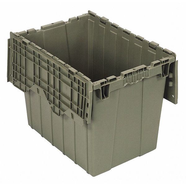 Quantum Storage Systems Gray Attached Lid Container, Plastic QDC2115-17