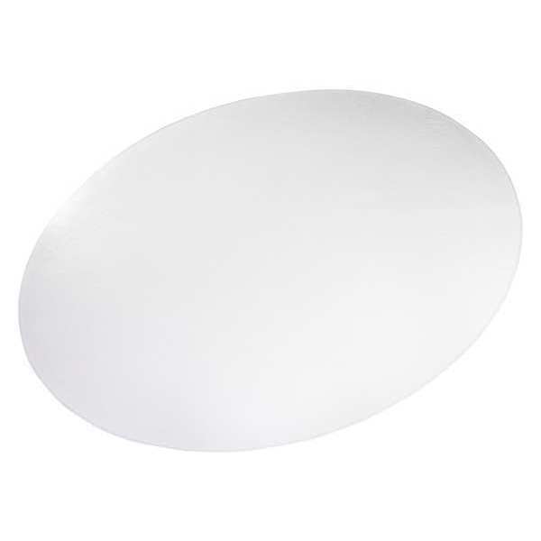 Aleco Designer Chair Mat 48"x60", Oval Shape, Clear, for Hard Floor 130433