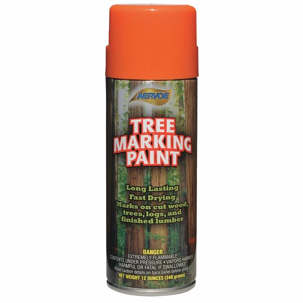 Aervoe Tree Marking Paint, 12 oz., Orange, Solvent -Based 620