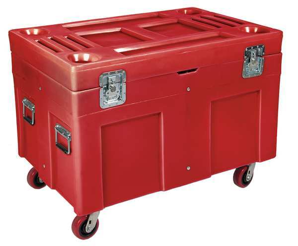 Myton Industries Storage Cart, Red, 45 in W x 30 in D x 34 in H SC4534-H5 RED