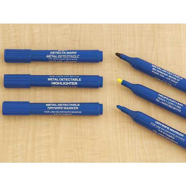 Metal Detectable Retractable Permanent Marker - Pack of 10