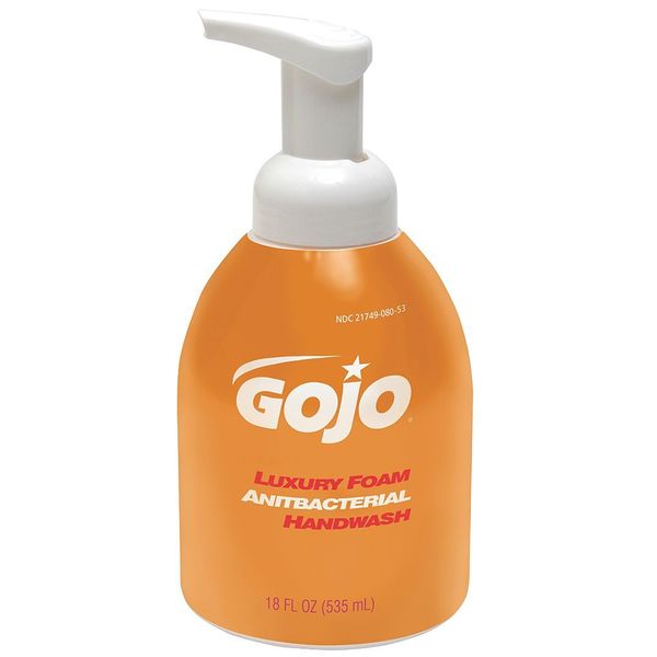 Gojo 535 ml Foam Hand Soap Pump Bottle, PK 4 5762-04