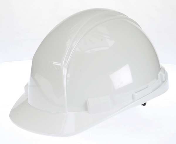 Honeywell North Front Brim Hard Hat, Type 2, Class E, Ratchet (4-Point), White A89R010000