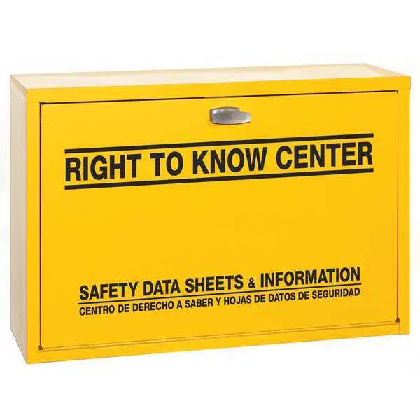 Display Specialists Right-To-Know Cabinet, Hazard Information 847