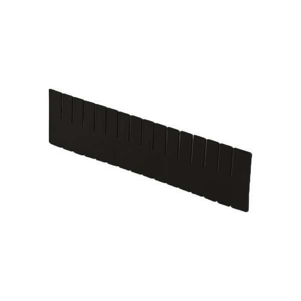 Lewisbins Plastic Divider, Black, 20 5/8 in L, Not Applicable W, 4 7/16 in H DV2260-NXL   BUY 25S