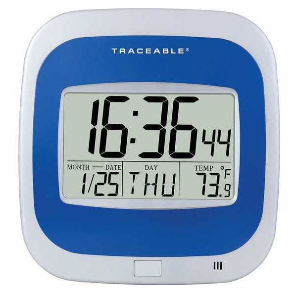 Traceable Digital Thermometer, 23 Degrees to 122 Degrees F for Wall or Desk Use 1072