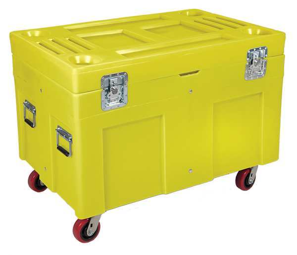 Myton Industries Storage Cart, Yellow, 45 in W x 30 in D x 34 in H SC4534-H5 YEL