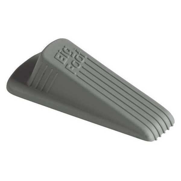 Big Foot Door Wedge, Vulcanized Rubber, Gray, 1-1/4"H x 2"W 29941