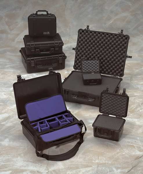 Pelican Black Protective Case, 10.62" L x 9.68" W x 4.87" D 1200